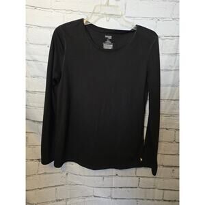 Danskin Women's Black Long Sleeve Shirt